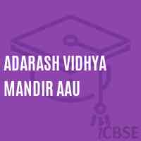 Adarash Vidhya Mandir Aau Middle School Logo