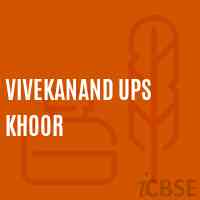 Vivekanand Ups Khoor Secondary School Logo