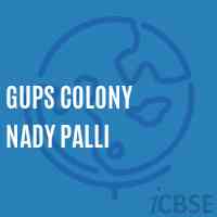 Gups Colony Nady Palli Middle School Logo