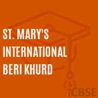 St. Mary'S International Beri Khurd Middle School Logo