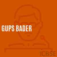 Gups Bader Middle School Logo