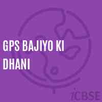 Gps Bajiyo Ki Dhani Primary School Logo