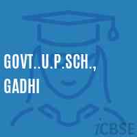 Govt..U.P.Sch., Gadhi Middle School Logo