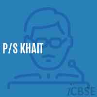 P/s Khait Primary School Logo