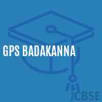Gps Badakanna Middle School Logo