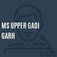 Ms Upper Gadi Garh Middle School Logo