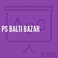 Ps Balti Bazar Primary School Logo