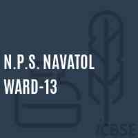 N.P.S. Navatol Ward-13 Primary School Logo