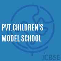 Pvt.Children'S Model School Logo
