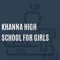 Khanna High School For Girls Logo