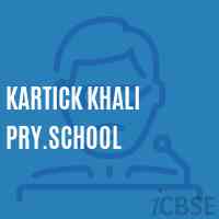 Kartick Khali Pry.School Logo