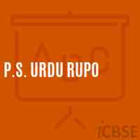 P.S. Urdu Rupo Primary School Logo