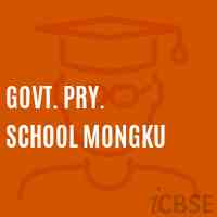 Govt. Pry. School Mongku Logo