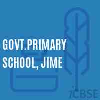 Govt.Primary School, Jime Logo