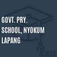 Govt. Pry. School, Nyokum Lapang Logo