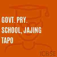 Govt. Pry. School, Jajing Tapo Logo