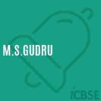 M.S.Gudru Middle School Logo
