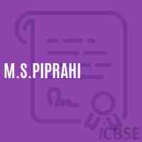 M.S.Piprahi Middle School Logo