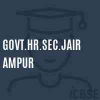 Govt.Hr.Sec.Jairampur High School Logo