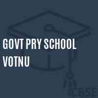 Govt Pry School Votnu Logo