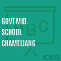 Govt Mid. School Chameliang Logo