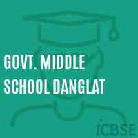 Govt. Middle School Danglat Logo