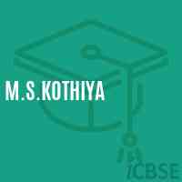 M.S.Kothiya Primary School Logo