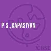 P.S.,Kapasiyan Primary School Logo