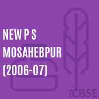 New P S Mosahebpur (2006-07) Primary School Logo