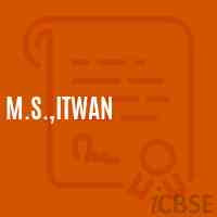 M.S.,Itwan Middle School Logo