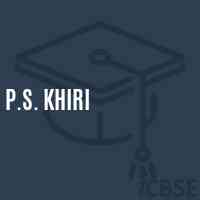 P.S. Khiri Middle School Logo