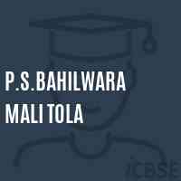 P.S.Bahilwara Mali Tola Primary School Logo