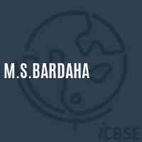 M.S.Bardaha Middle School Logo