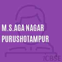 M.S.Aga Nagar Purushotampur Middle School Logo