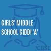 Girls' Middle School Giddi 'A' Logo