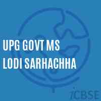 Upg Govt Ms Lodi Sarhachha Middle School Logo