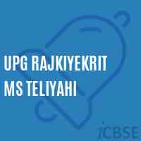 Upg Rajkiyekrit Ms Teliyahi Middle School Logo