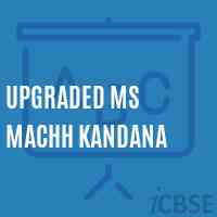 Upgraded Ms Machh Kandana Middle School Logo