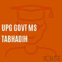 Upg Govt Ms Tabhadih Middle School Logo