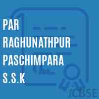Par Raghunathpur Paschimpara S.S.K Primary School Logo