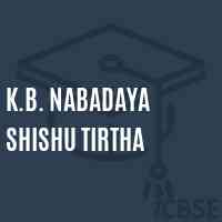 K.B. Nabadaya Shishu Tirtha Primary School Logo