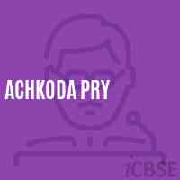 Achkoda Pry Primary School Logo