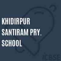 Khidirpur Santiram Pry. School Logo