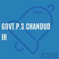 Govt.P.S.Chandudih Primary School Logo