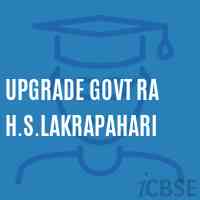 Upgrade Govt Ra H.S.Lakrapahari Secondary School Logo