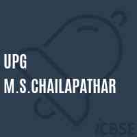 Upg M.S.Chailapathar Middle School Logo