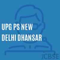 Upg Ps New Delhi Dhansar Primary School Logo