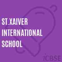 St.Xaiver International School Logo