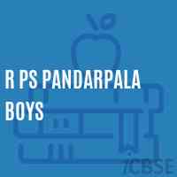 R Ps Pandarpala Boys Primary School Logo