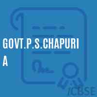 Govt.P.S.Chapuria Primary School Logo